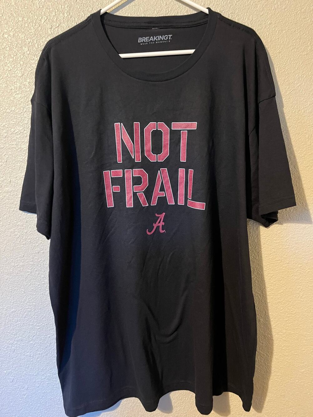 Alabama" not frail " men’s T shirt size 3 XL NWOT